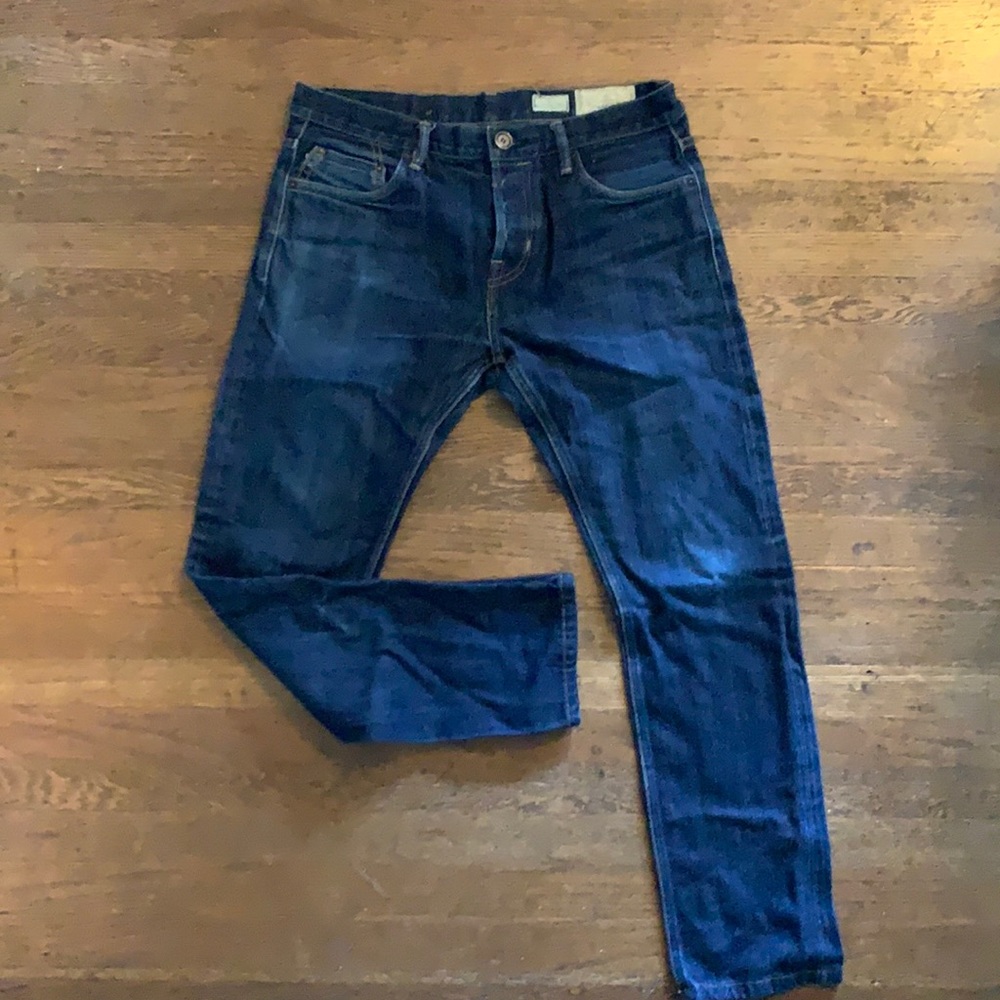 All Saints Mens Denim W32 Cigarette Skinny Fit